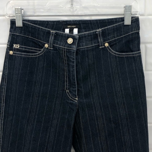 ESCADA gold thread stripe jeans - Picture 4 of 15